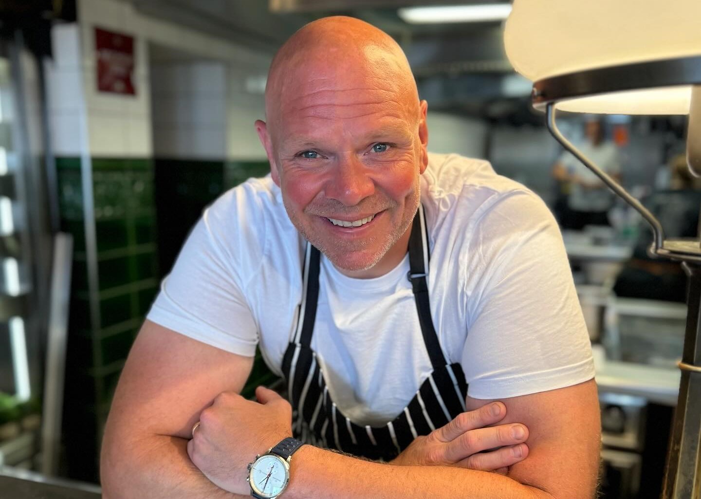 Celebrity chef Tom Kerridge, 51, is now coaching rugby for Marlow RUFC, inspired by his 8-year-old son's passion for the sport, while juggling his Michelin-starred restaurants.