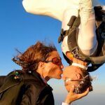 Skydiving model Roberta Mancino marries mid-air, exchanging vows in freefall with partner Manuel Basso in a breathtaking wedding above the clouds.