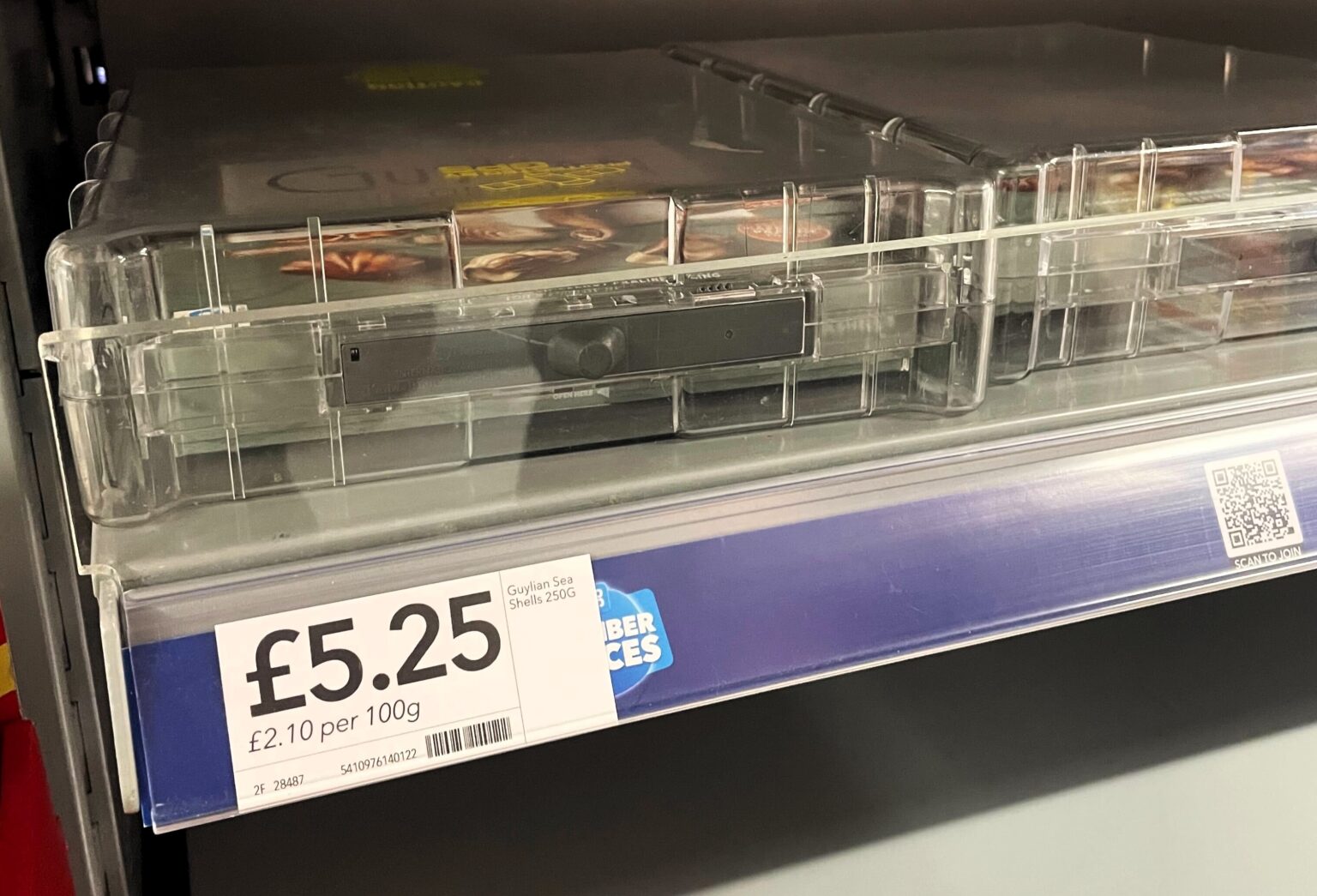 Co-op locks £5.25 Guylian chocolates in security cases amid rising festive thefts during the cost of living crisis, leaving shoppers surprised by the unusual measure.