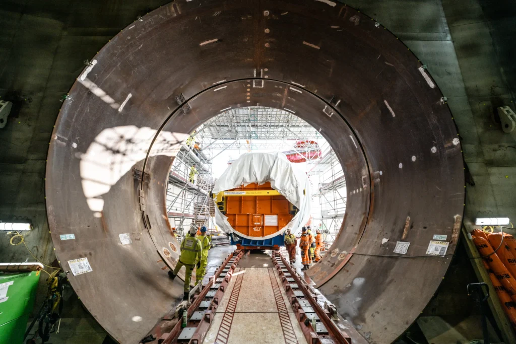 The UK’s first new nuclear power station in 30 years, Hinkley Point C, has installed a 500-tonne reactor. Set to power 6 million homes by 2030, it marks a milestone in clean energy.