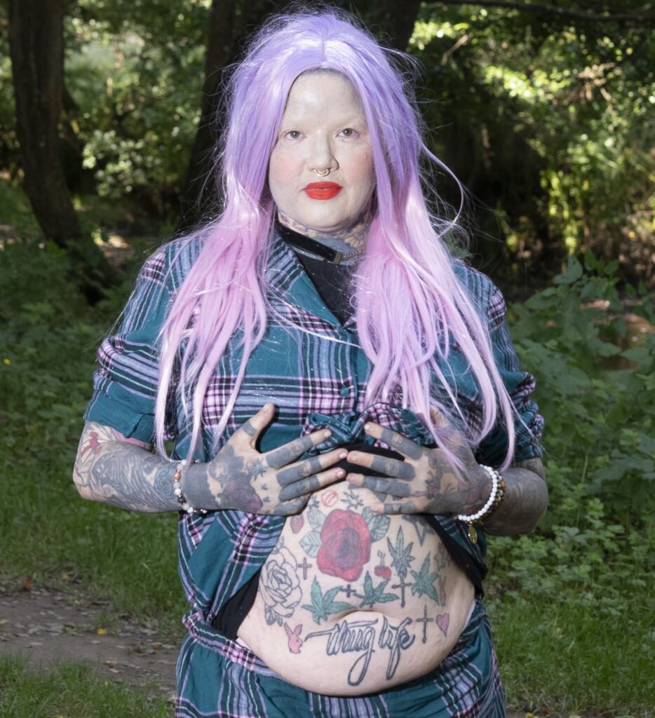 Britain’s most tattooed mum fears missing Christmas dinner as supermarket trips feel impossible due to stares and judgment. All she wants is acceptance this festive season.