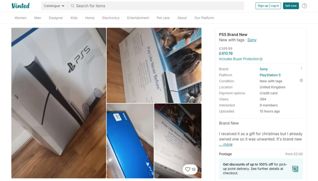 Unwanted Christmas gifts flood online marketplaces just 48 hours after the big day—cheeky sellers listing items like PS5s, perfume, and Jellycat toys, some at inflated prices!