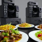 BOTINKIT's AI robot chef automates cooking tasks like stir-frying, boiling, and seasoning, aiming to cut restaurant costs by 30%. It offers precision, reducing waste and ensuring consistency.