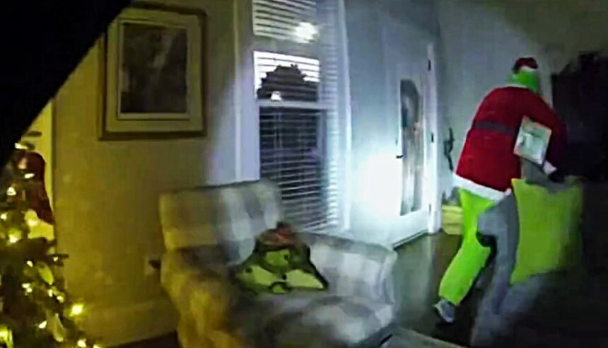 Cops hilariously ‘arrest’ the Grinch for stealing Christmas in a festive prank that’s melting hearts. Watch the viral body-cam footage sparking smiles across Pickens!