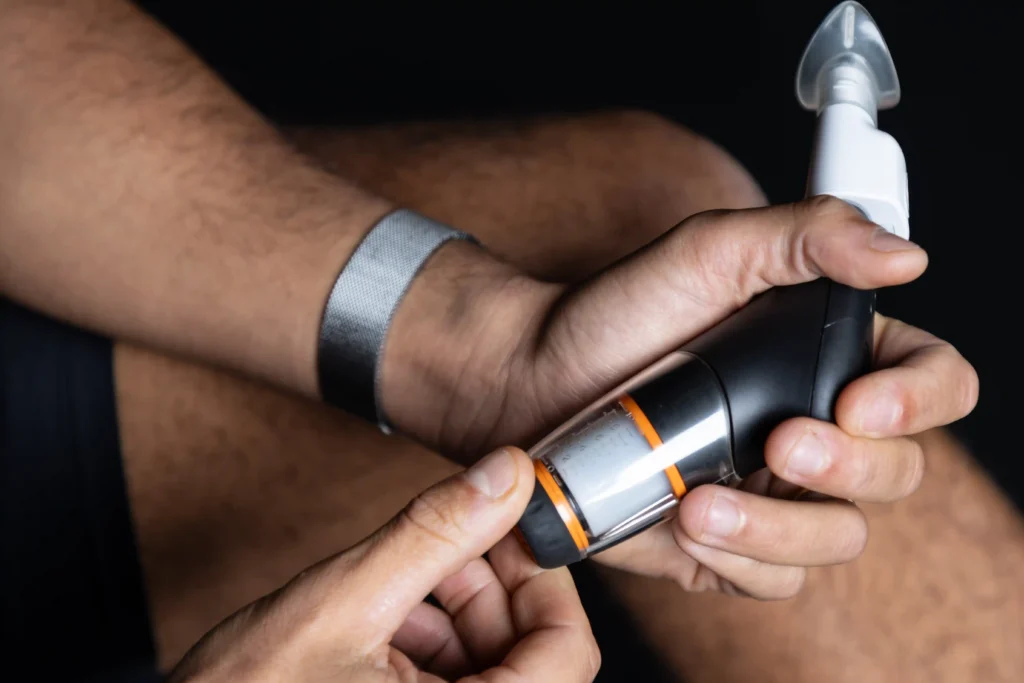 Daily use of the Powerbreathe device, a five-minute breathing routine available on the NHS, could drastically improve asthma symptoms, reducing medication reliance and hospital visits.