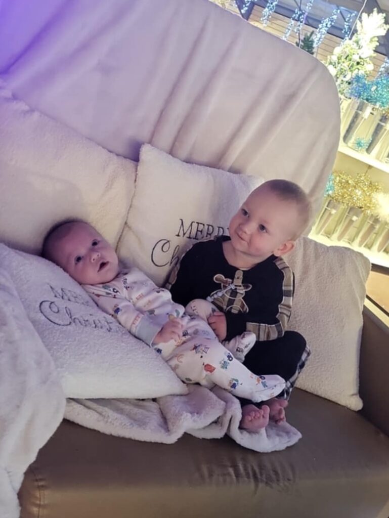 A new mum was shocked to discover she was 7 months pregnant while seeking treatment for stomach pains. Now, she’s embracing life with her two young sons, born just 11 months apart.