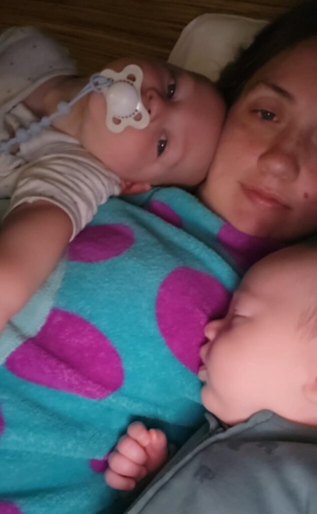 A new mum was shocked to discover she was 7 months pregnant while seeking treatment for stomach pains. Now, she’s embracing life with her two young sons, born just 11 months apart.