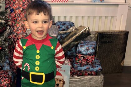 Seven-year-old Rowan melts hearts by using his savings to buy Christmas gifts for less fortunate kids, spreading joy with over 90 presents delivered so far.