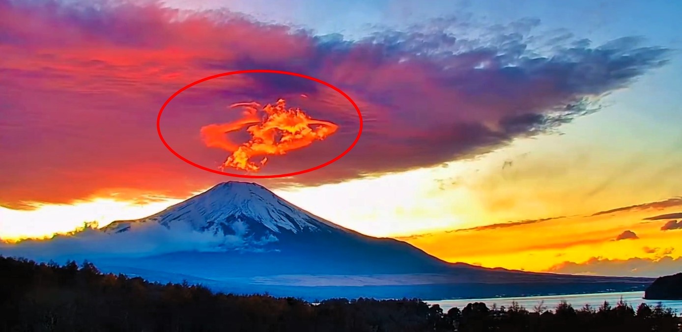 A Mount Fuji eruption created a viral "fire dragon" illusion, captivating millions online. Locals and viewers praised the breathtaking scene, calling it a divine spectacle.