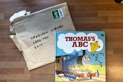 A children’s book, overdue by 31.5 years, was finally returned to Crediton Library. Librarians joked about canceling their Bahamas trip due to axed late fines!