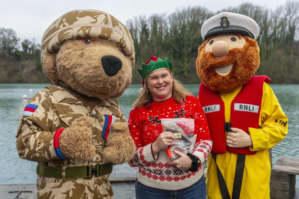 Scores of Santas donned scuba gear for a festive dive in Somerset, raising funds for RNLI and Help for Heroes. The annual event has collected £52,000 since 2007.