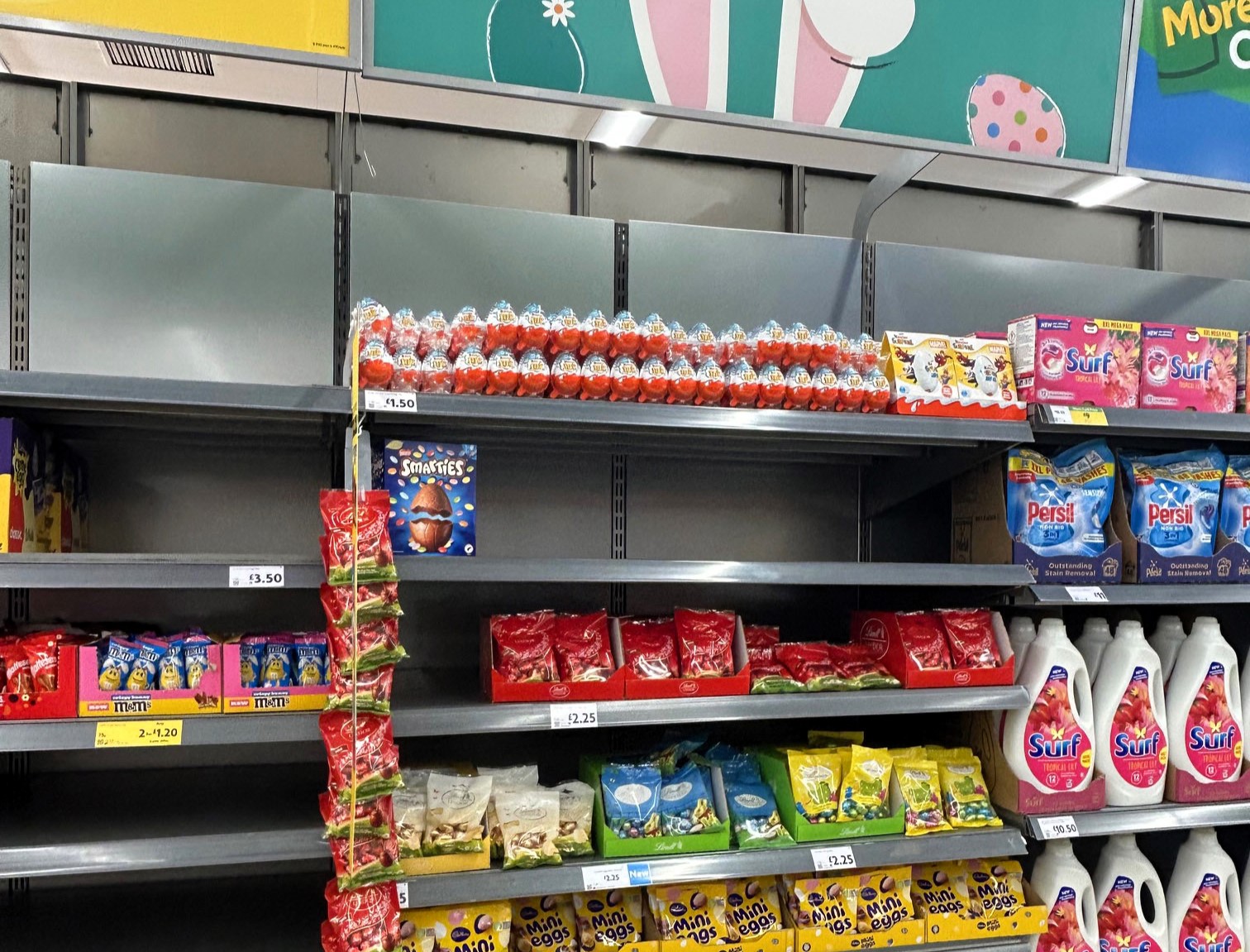 Shopper shocked to find Easter eggs on Morrisons shelves just days after Christmas. Is the festive season getting shorter? Discover her surprising reaction!