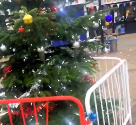 A sparsely decorated Christmas tree in Deptford has locals laughing and fuming. Dubbed a "£10 budget tree," it’s encased in railings, sparking jokes and community outrage.