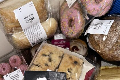 Surprise Morrisons bakery bag stuns shopper with £2 haul: packed with doughnuts, pastries, quiche, and more! Discover the Too Good To Go app's hidden gems.