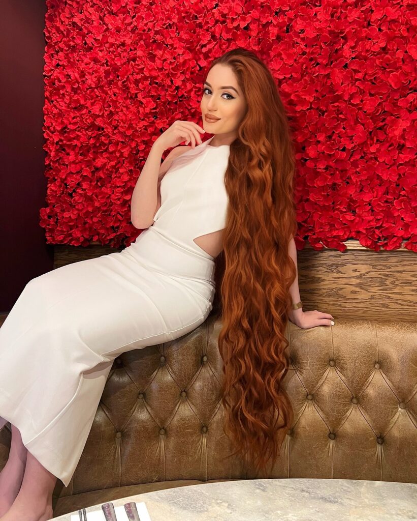 Real-life Rapunzel with 4ft 7in hair gets 500 proposals a year but struggles to date. Jasmine Larsen shares her challenges with fame, love, and bizarre fan requests.