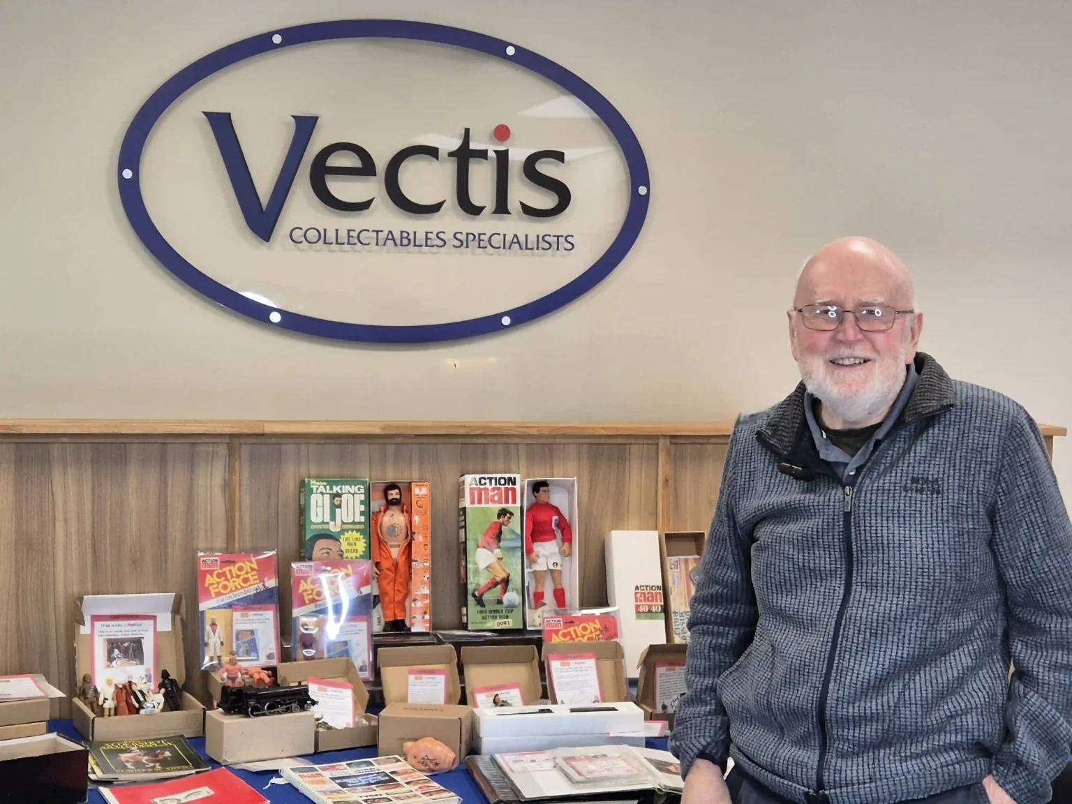 Toy history unfolds as Bob Brechin, designer behind Action Man, auctions his rare personal collection, including prototypes and original notes, at Vectis on January 16.