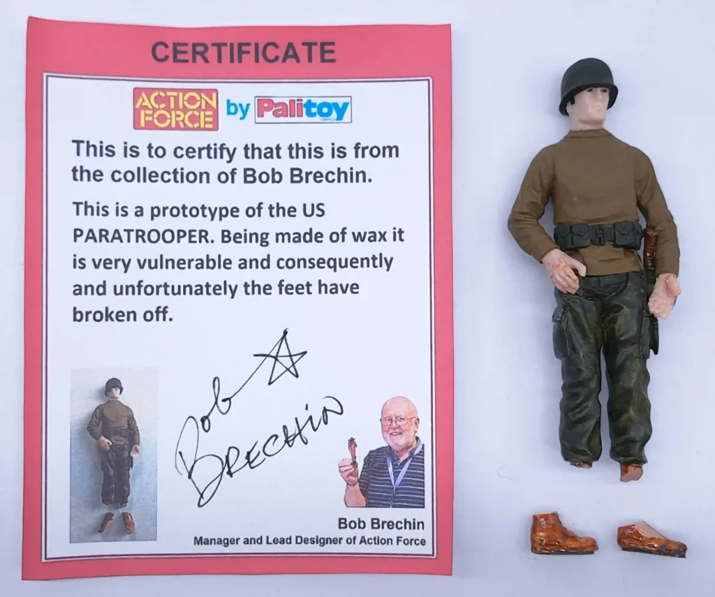 Toy history unfolds as Bob Brechin, designer behind Action Man, auctions his rare personal collection, including prototypes and original notes, at Vectis on January 16.