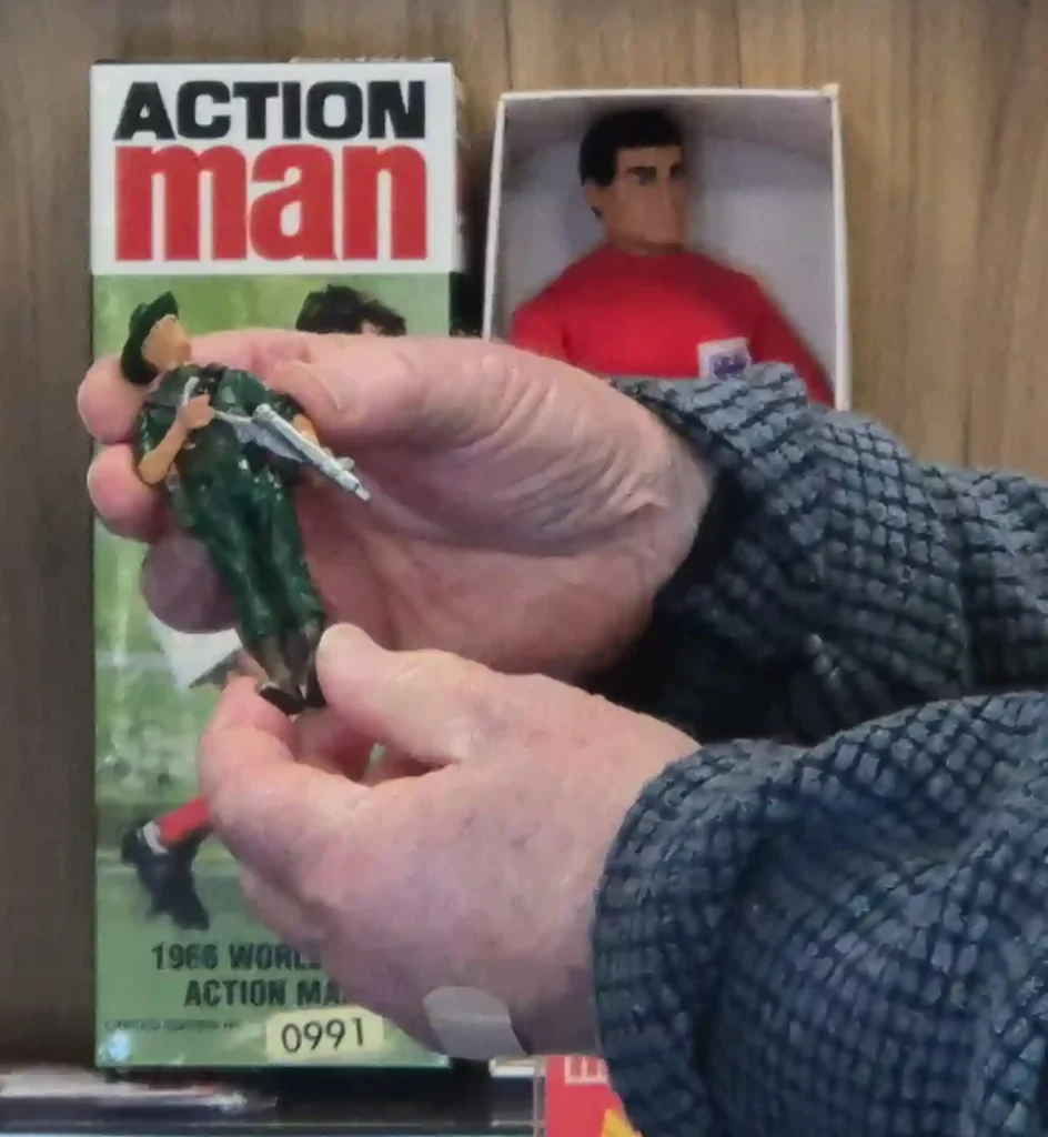 Bob Brechin, the mastermind behind UK Action Man designs, auctioned his personal toy collection for £26,300—nearly four times its estimate—delighting collectors with unique items.