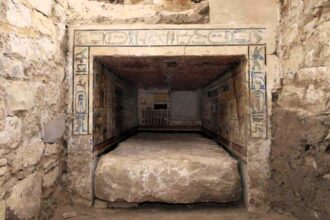 Ancient Egyptian tomb of royal doctor Tetinebefou uncovered after 4,100 years in Saqqara. The physician specialized in poisonous bites and held rare medical titles.