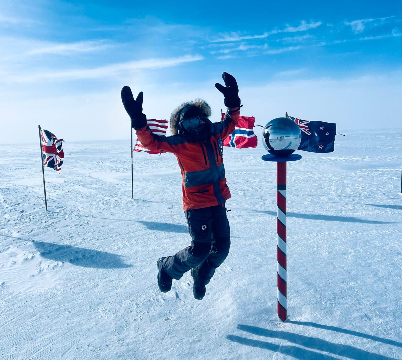 Cat Burford, a 43-year-old dentist from Cornwall, skied 700 miles solo across Antarctica in 53 days, braving -30°C and harsh winds to fulfill her lifelong dream.