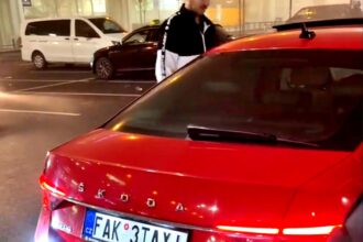 A Brit tourist in Prague was stunned when her Bolt cab arrived with a "FAK 3TAXI" license plate. Though amused, she warns travelers to prioritize safety when booking rides.