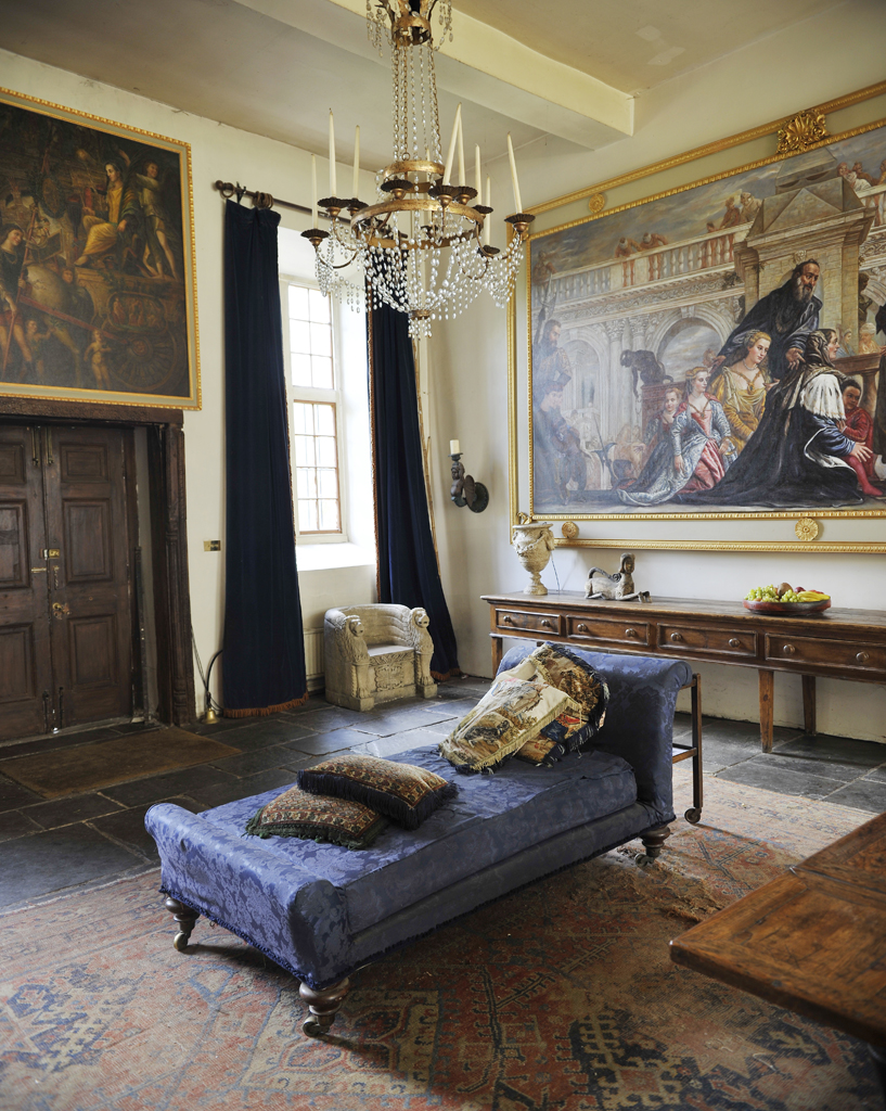 Hundreds of antiques from haunted Jacobean mansion Plas Teg, including rare ceramics, paintings, and Victorian furnishings, are up for auction to cover the owner's care costs.