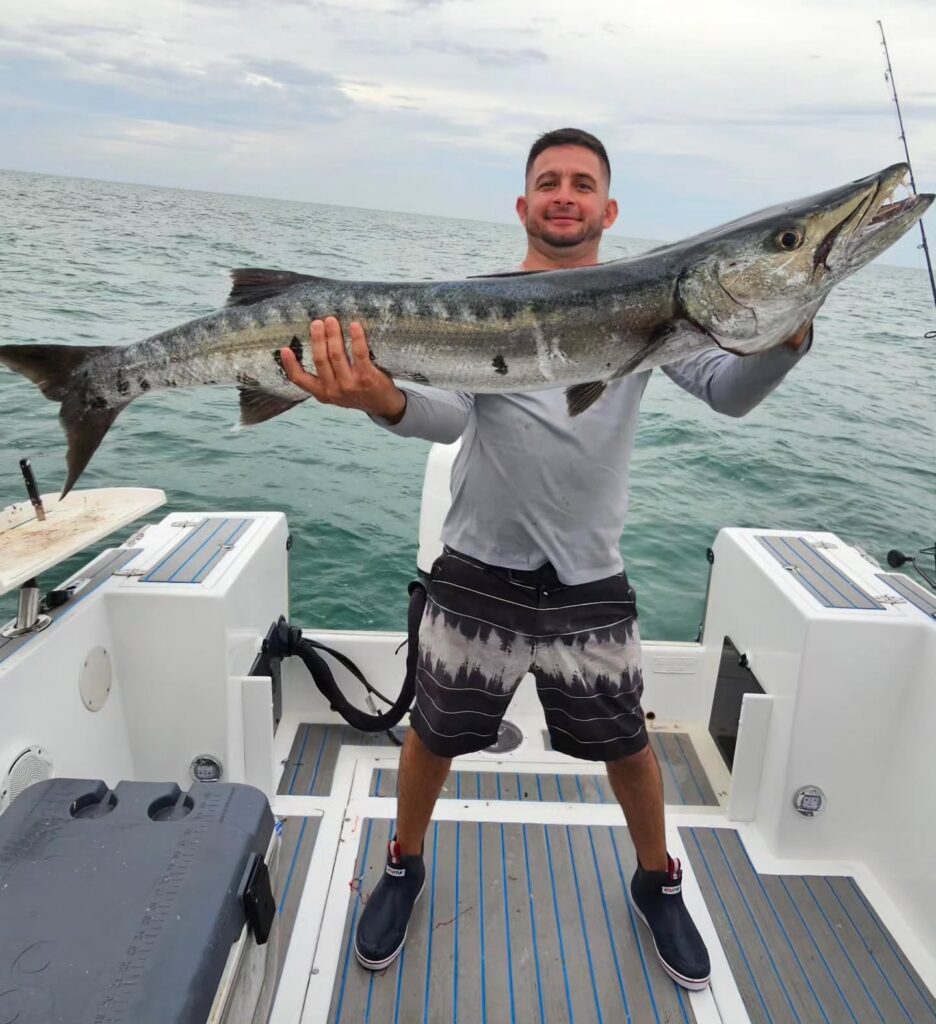 Fishing influencer Osvany Sánchez shares a touching moment as he hugs a "beautiful" nurse shark caught off Miami's coast before gently releasing it back to the sea.