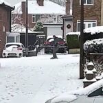 Builder John McCormack goes viral skiing down his snowy Rotherham street, entertaining neighbors and offering grocery runs. The hilarious clips have over 1.8M views!