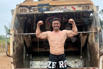 Forget the gym! This Brazilian bin man has gone viral with his energetic dance routines while on the job, captivating millions with his infectious energy.