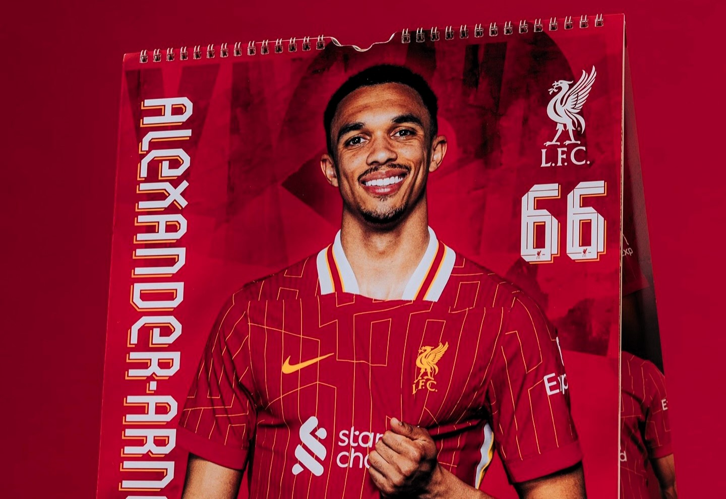 Liverpool fans might bid farewell to Trent Alexander-Arnold as he's featured in their 2025 calendar despite his contract expiring this summer, fueling Real Madrid transfer rumors.