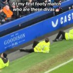 Everton vs Tottenham stewards go viral on TikTok for their relaxed "diva" pose. The 3-2 Everton win was rivaled by the sideline humor, sparking over 1.7M views!