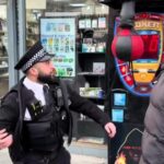 Three on-duty cops joined in on a street punch machine challenge during a shop opening in Harrow, amusing the public. The Met Police says it’s part of building community ties.