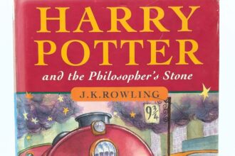 Rare Harry Potter first edition found in a house clearance is up for auction. One of only 500 printed, the book, valued at £30,000, was nearly sent to the tip.