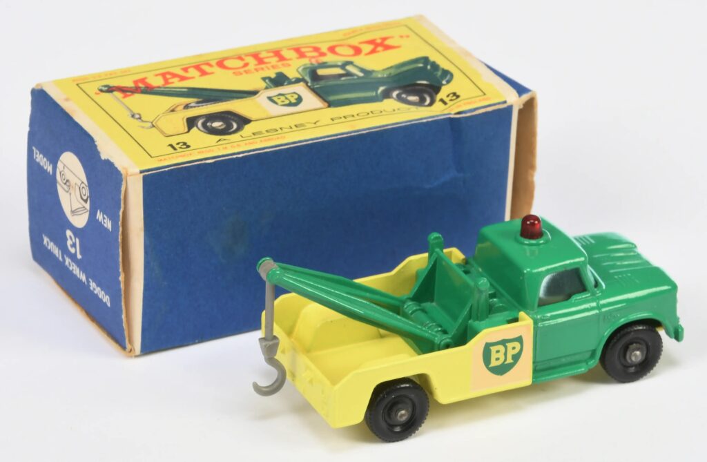 Rare Matchbox toy lorry with the wrong colors sells for a staggering £13,500 at auction, far exceeding its estimated value due to its unique and limited production run.