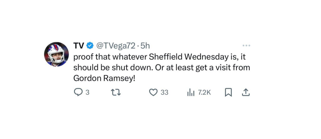 Social media comment on the post of Sheffield Wednesday's "Philly Cheesesteak" sparks outrage among American fans, with accusations of cultural disrespect and calls for an intervention from culinary icon Gordon Ramsay.