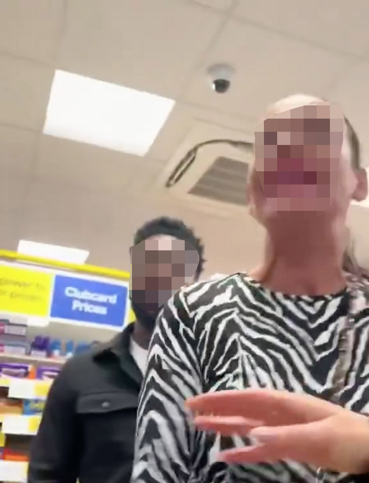 Tesco checkout feud erupts in Redditch as a man films a woman, sparking a heated exchange over poodles, privacy, and police intervention.