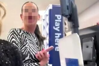 Tesco checkout feud erupts in Redditch as a man films a woman, sparking a heated exchange over poodles, privacy, and police intervention.