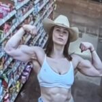 Weightlifting champion Lea Schreiner was caught flexing for supermarket CCTV in a viral Instagram video. Her impressive physique wowed fans, earning nearly 11M views.