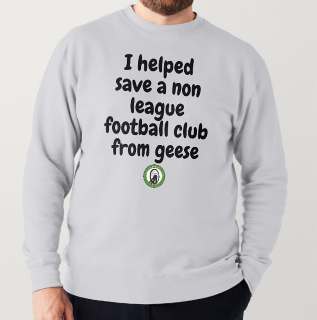 A non-league football match in Newcastle was abandoned after geese invaded the pitch, leaving it covered in droppings. West Allotment Celtic FC is now selling geese-themed merchandise to recover lost revenue.