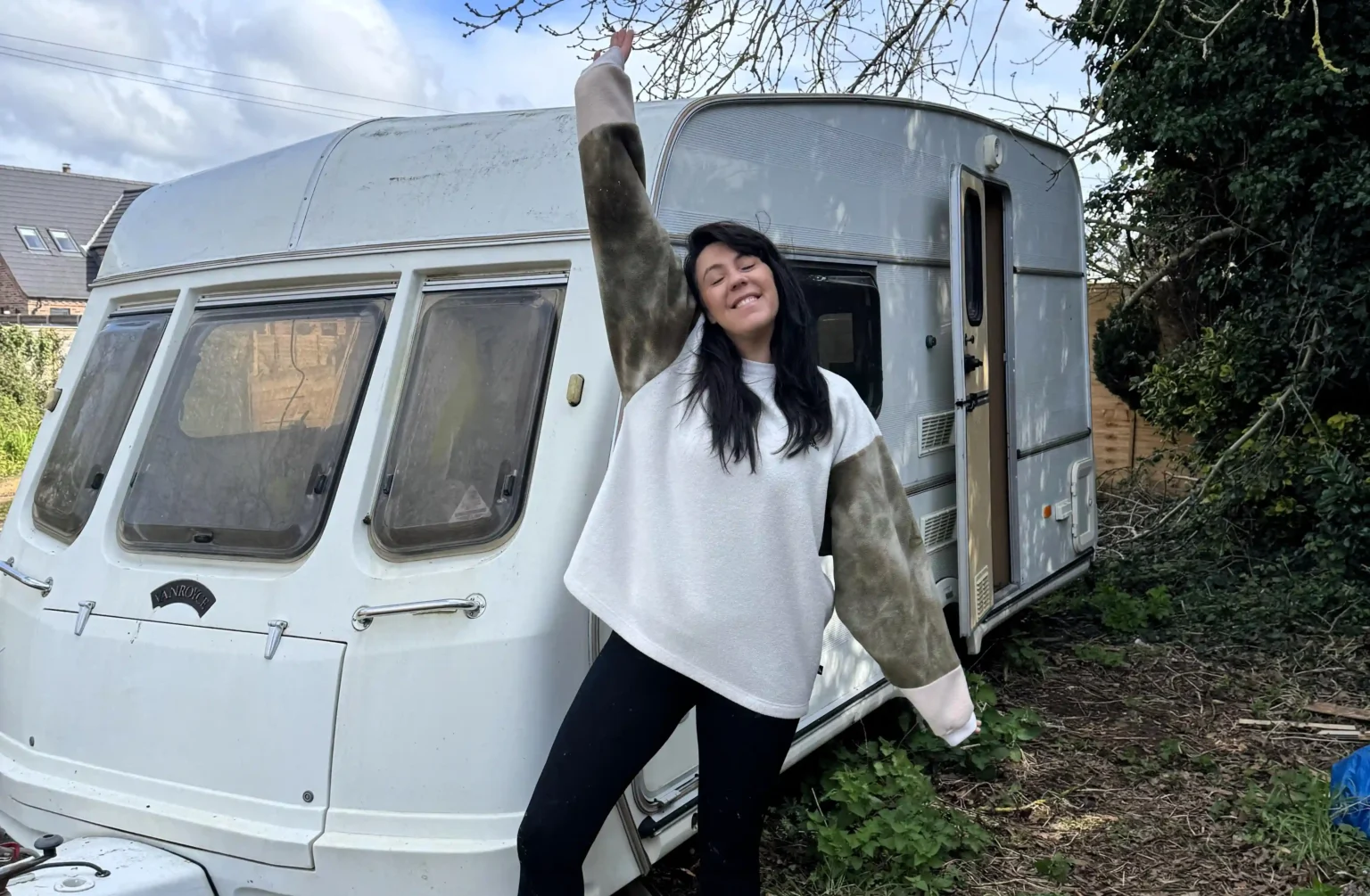 A creative couple transformed a £500 damp caravan into a stylish holiday home on wheels for under £1,000. The revamped van, named "Joyce," is perfect for budget getaways!