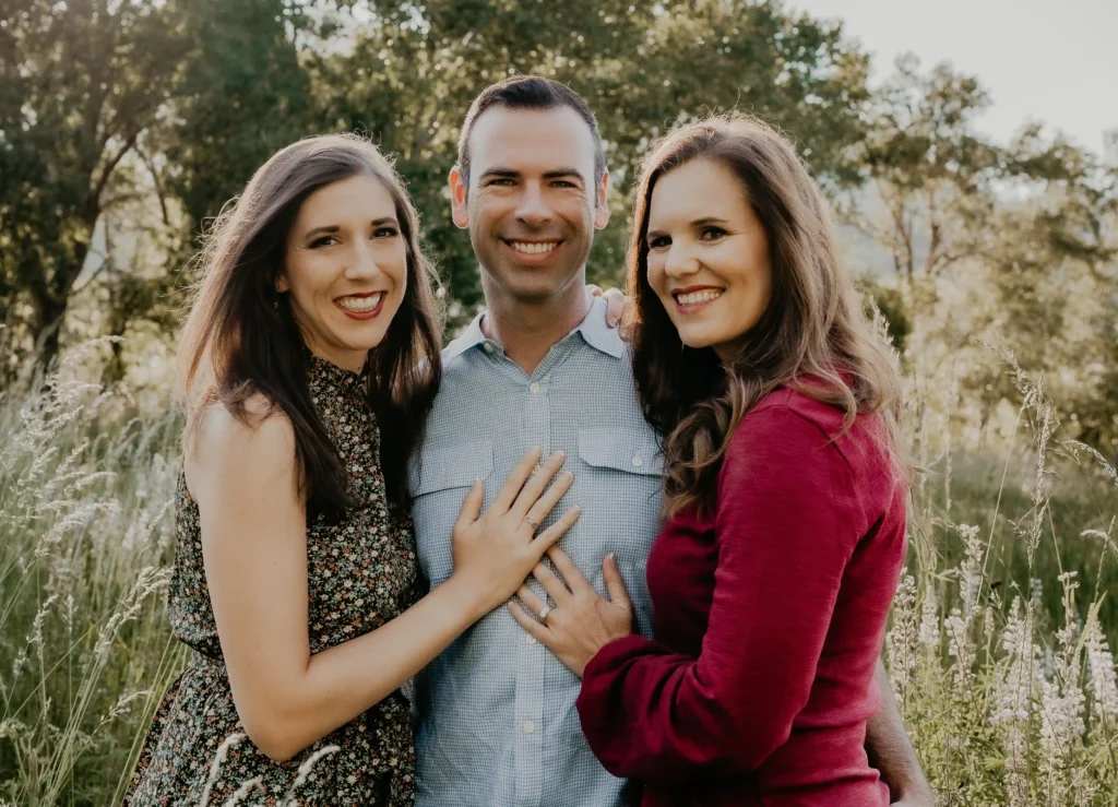 A married couple embraces polyamory after 20 years, welcoming a third partner despite initial skepticism, and now share a committed life as a throuple.