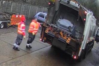 A woman’s bin mysteriously vanished - only for CCTV to reveal it was accidentally crushed by a garbage truck. The waste company has promised to replace it.