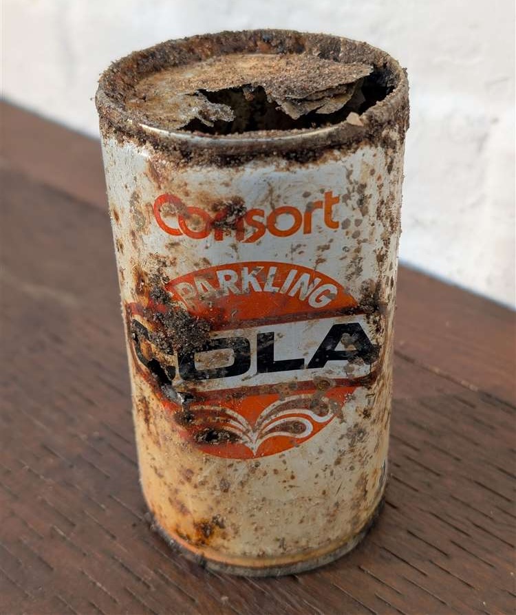 A 160-year-old beer bottle was discovered by litter pickers near the River Witham in Grantham, highlighting how long waste lingers alongside cans from the 1970s and 1980s.