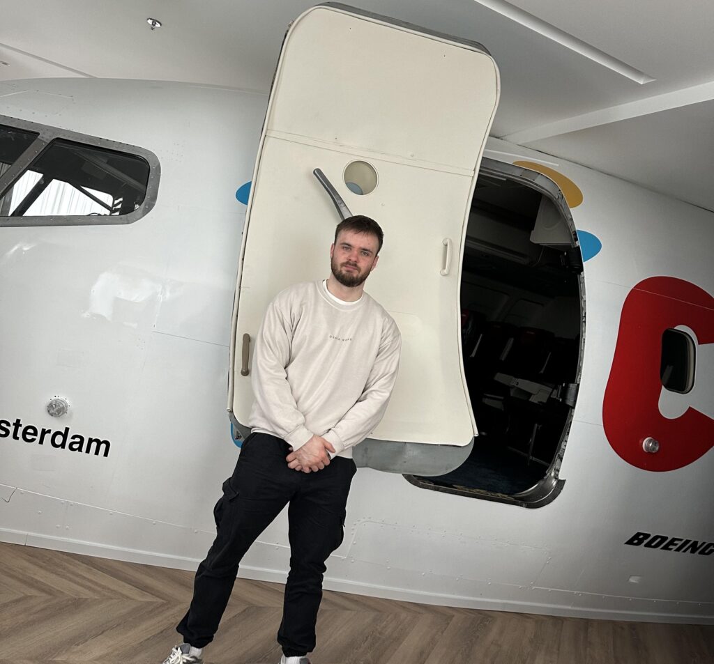 A man goes viral after discovering a Boeing 737 inside his Amsterdam hotel room. The unique stay left him feeling like a "giant kid with a big toy" in aviation heaven.