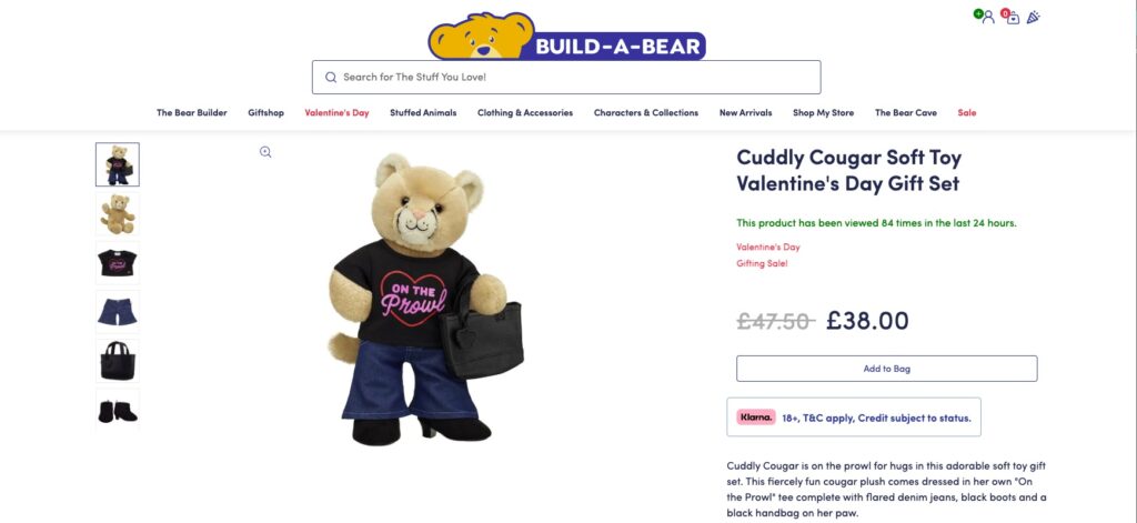 Build-A-Bear faces backlash for selling a "Cuddly Cougar" plush in a risqué outfit for Valentine's Day. Parents call it inappropriate, though it's marketed to adults online.