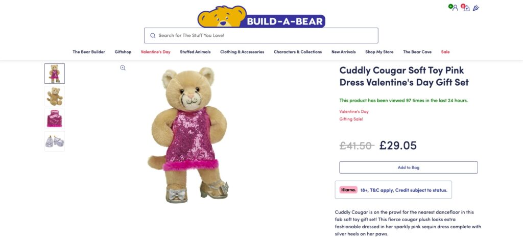 Build-A-Bear faces backlash for selling a "Cuddly Cougar" plush in a risqué outfit for Valentine's Day. Parents call it inappropriate, though it's marketed to adults online.