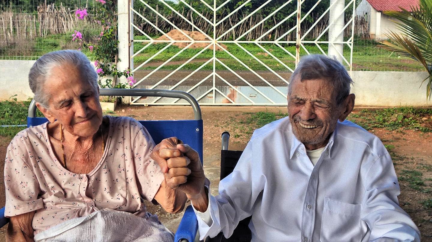 Brazilian centenarians Manoel and Maria Dino break Guinness World Record for longest living marriage - 84 years of love, family, and unwavering devotion.