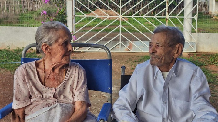 Brazilian centenarians Manoel and Maria Dino break Guinness World Record for longest living marriage - 84 years of love, family, and unwavering devotion.