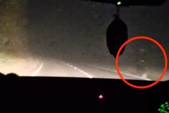 A dad was left with chills after spotting a ghostly figure on a ‘haunted’ road in Norfolk. The eerie footage has sparked local tales of paranormal activity and accidents.