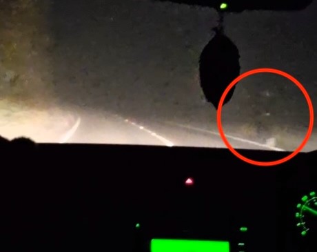 A dad was left with chills after spotting a ghostly figure on a ‘haunted’ road in Norfolk. The eerie footage has sparked local tales of paranormal activity and accidents.